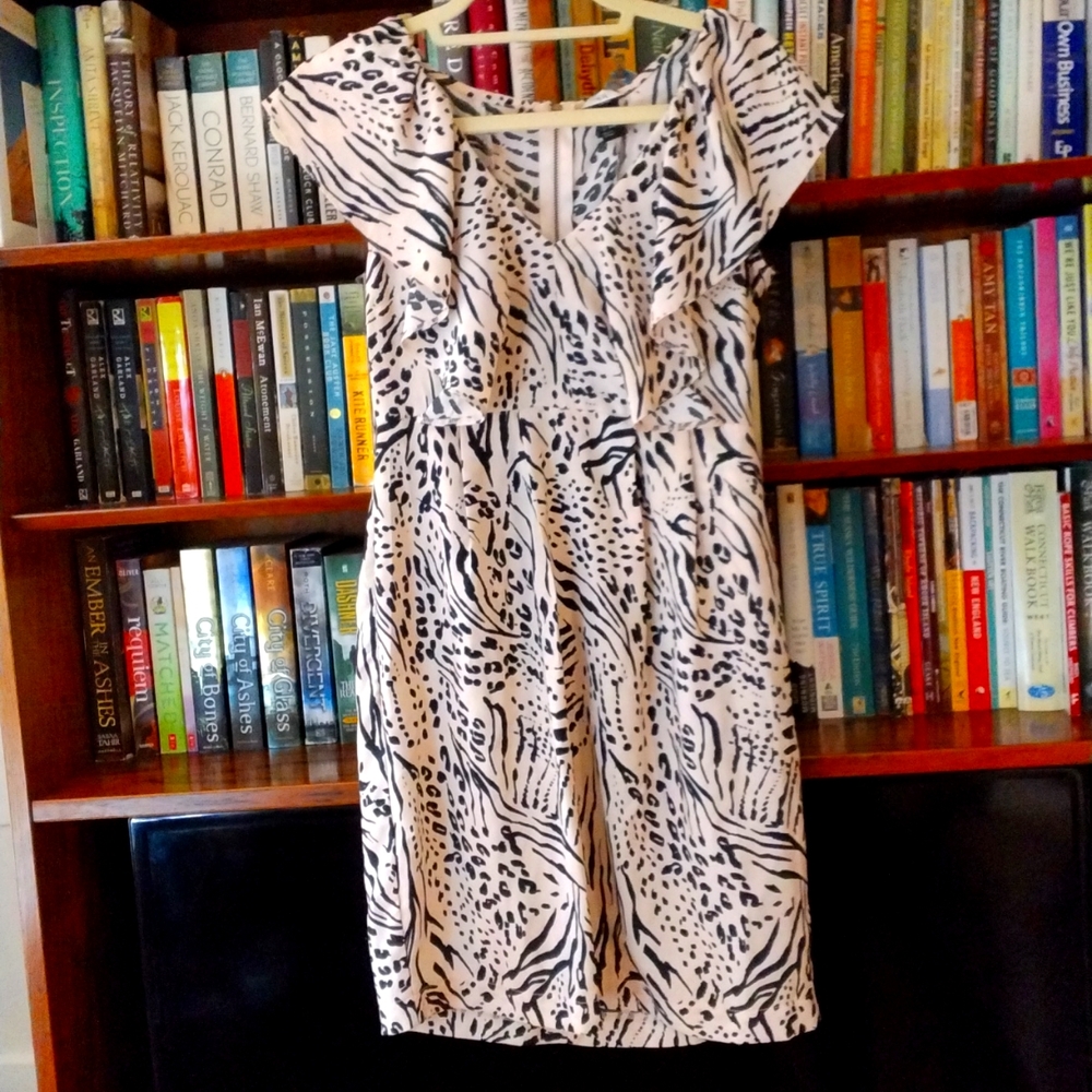 Ballet Pink Leopard Dress Size 6